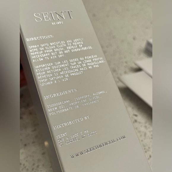 Seint Dual-Ended Makeup Brush Set & Brush Cleaner - Blush, blend, shadow - new - Picture 3 of 7